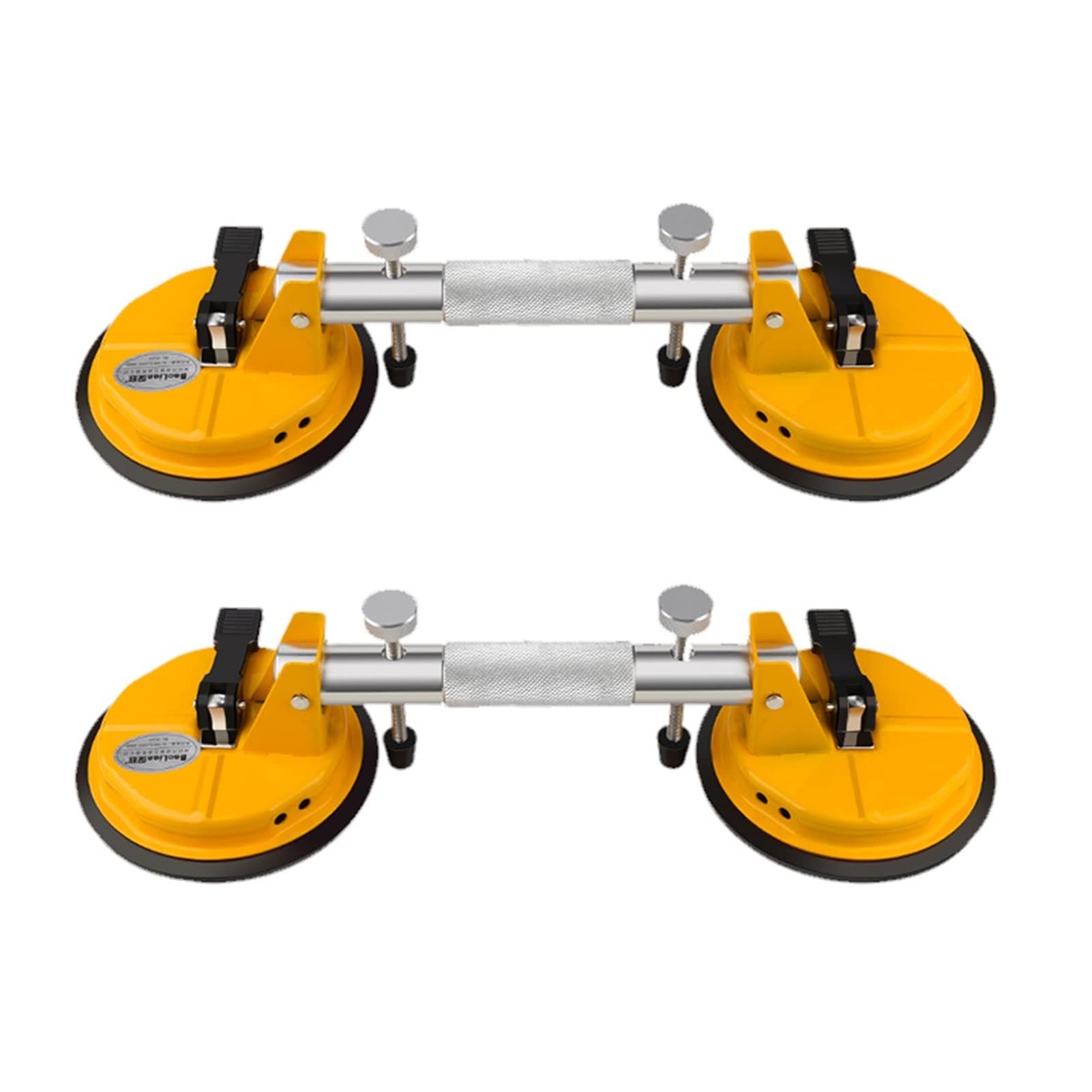 Soywim 2Pcs Seam Setter, Seamless Stone Seam Setter Heavy Duty Dual Vacuum Suction Cup Professional Countertop Installation Seaming Tool(2Pcs)