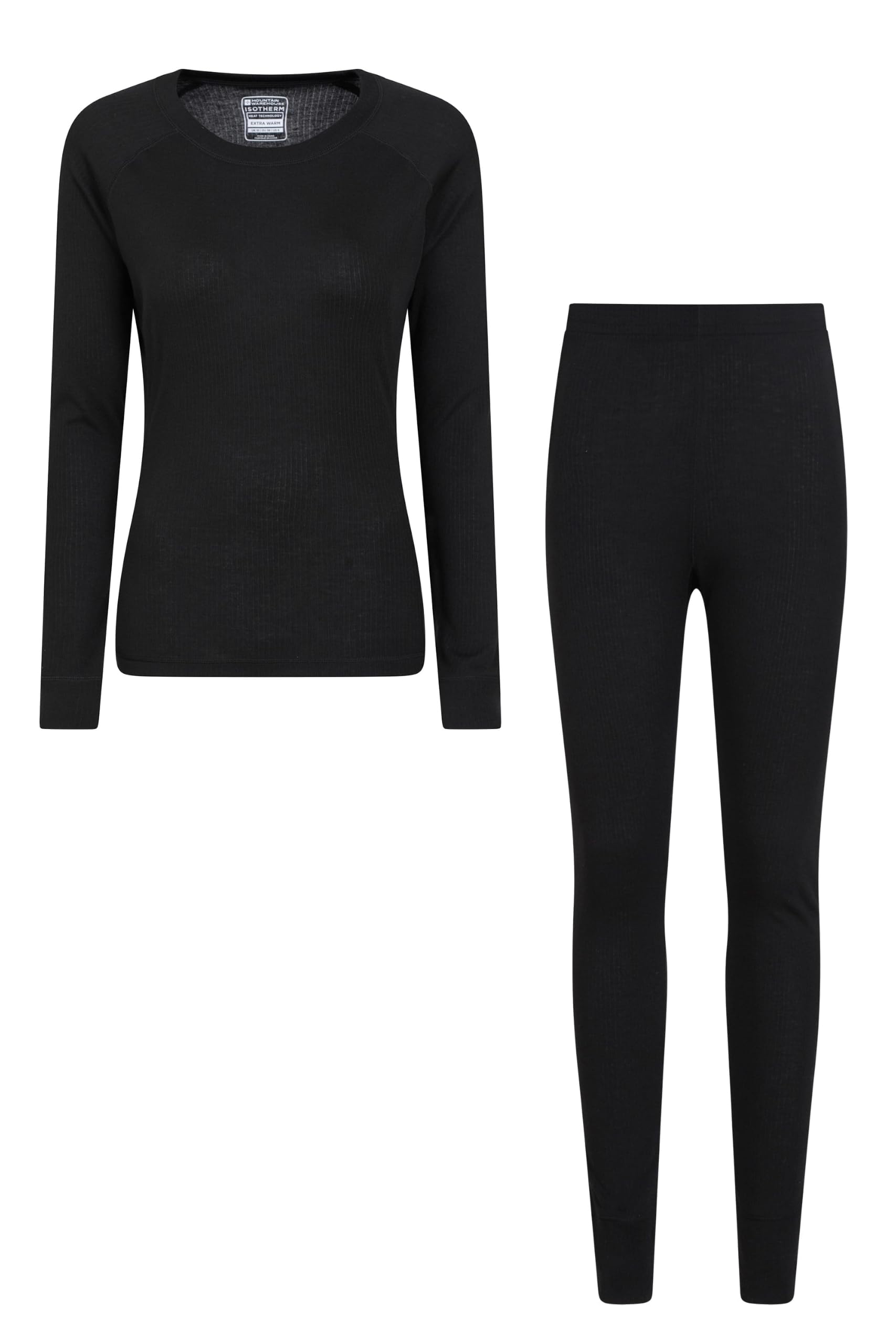 Mountain Warehouse Women's Black Talus Round Neck Multipack Tops (2 Pack) 18