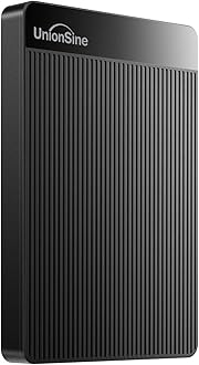 External Hard Drive 1TB Ultra Slim Portable Hard Drive USB 3.0 HDD Storage Compatible for PC,Mac, Laptop, Xbox, Xbox one, PS4(Black) HD2510