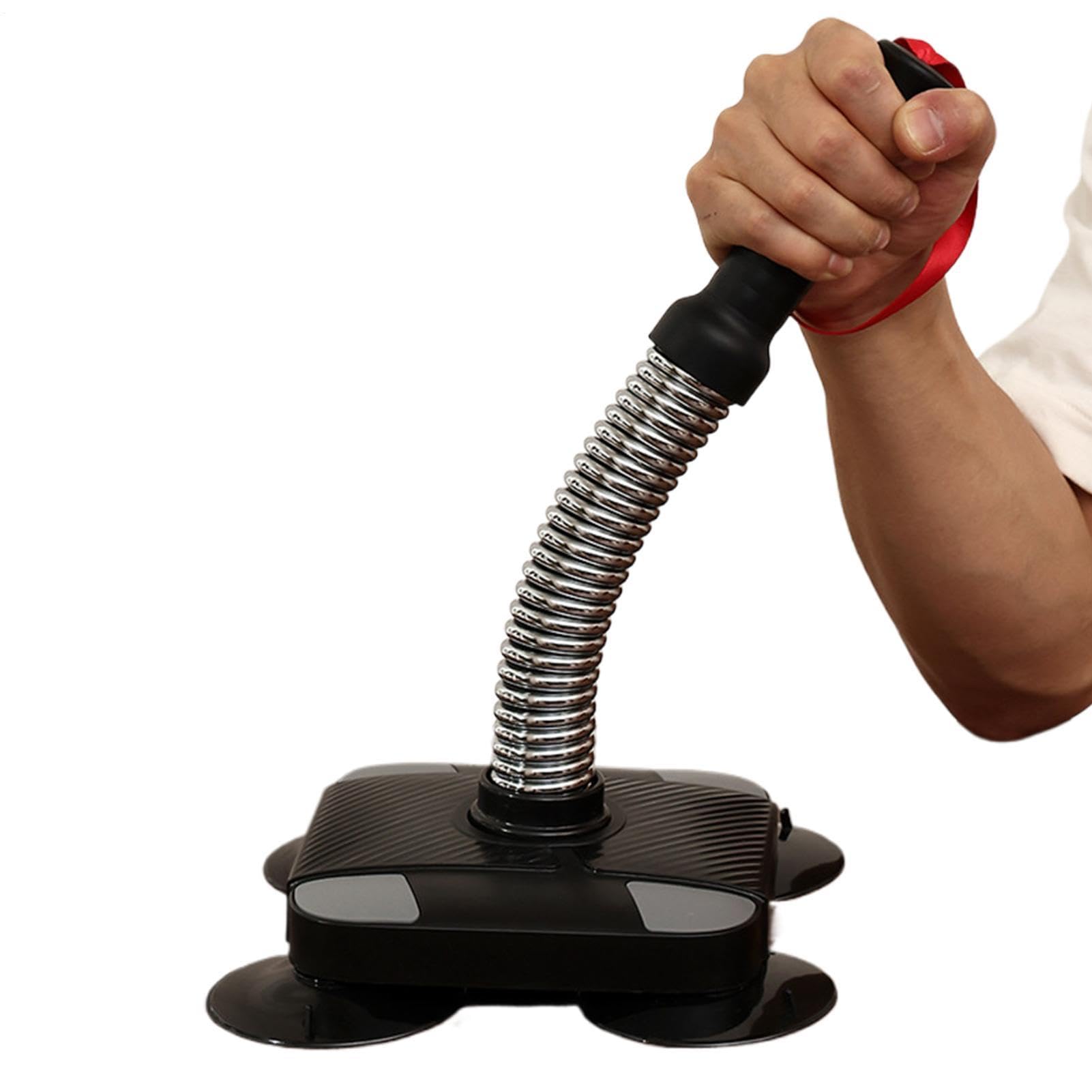 Allenamento della forza delle braccia, in acciaio e PVC, per allenare il polso con ventosa, base di stabilità da 15,7 a 22,7 kg, per rafforzare la presa avambraccia, dispositivo di costruzione