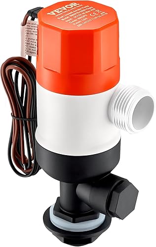Miniatura 9 de VEVOR Bomba Livewell de 800 GPH para barco, bomba aireadora recta de 12 V con doble entrada, carcasa ABA y cartucho de motor desmontable, bomba de