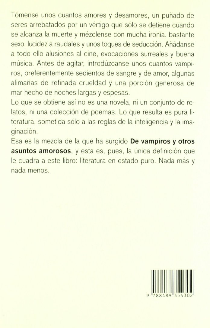 De vampiros y otros asuntos amorosos