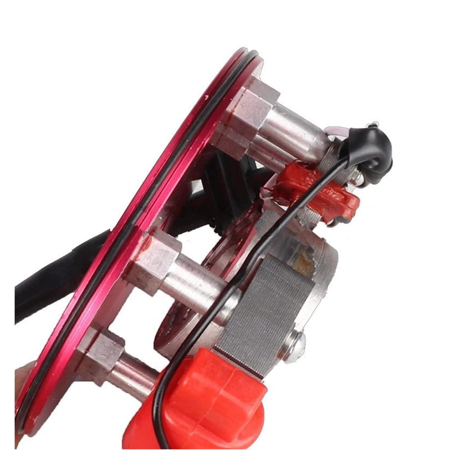 Motocicleta Bobina Encendido Kit Bobina Encendido Rotor Estator Magnético Rojo para Motocicleta para Scooter Kart ATV Cuatriciclo Piezas De Motor De 50/110/125/140/150 CC Encendido Bujía
