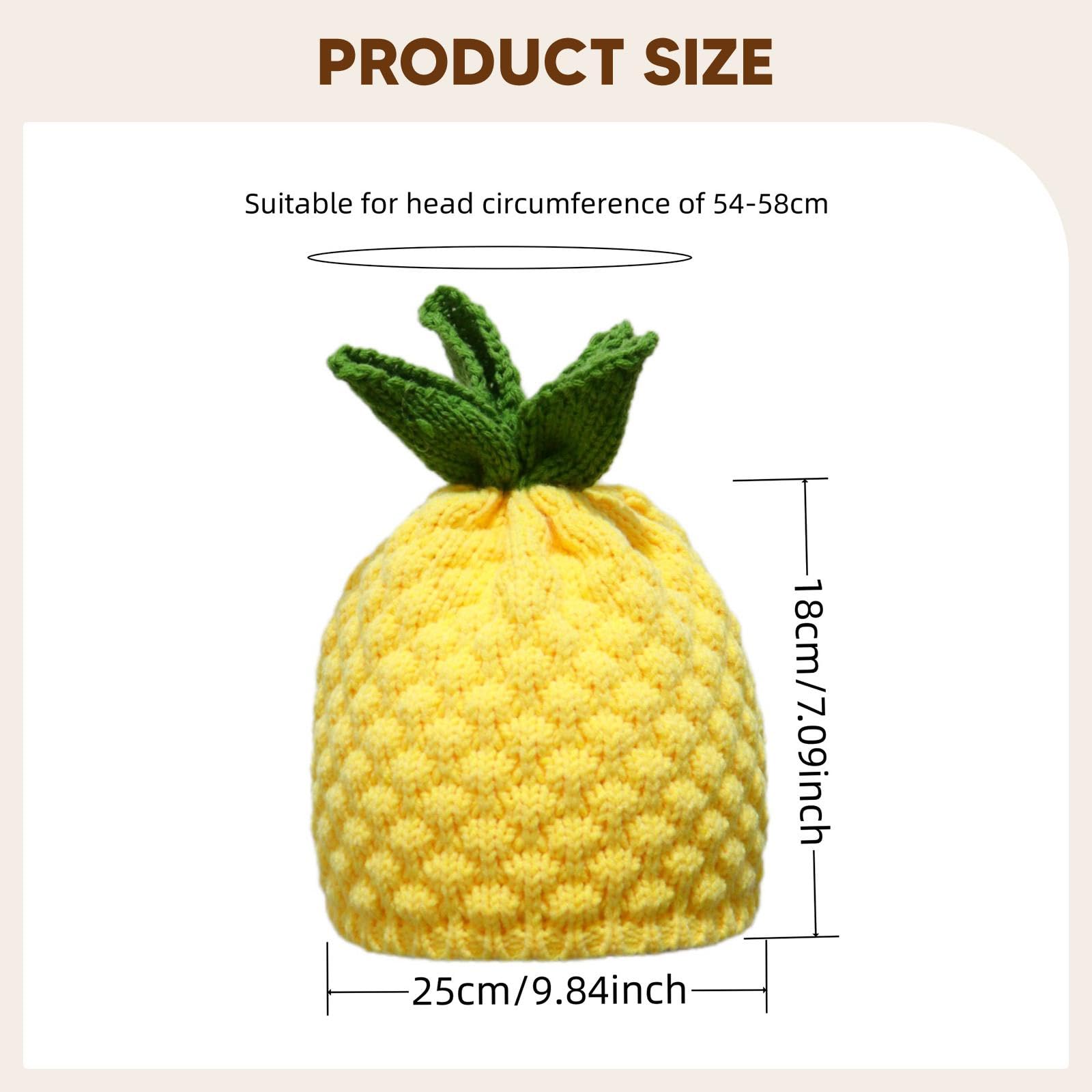 Colcolo Y2K Beanie für Damen, trendiges Cosplay-Kostüm-Zubehör, leichte Strickmütze