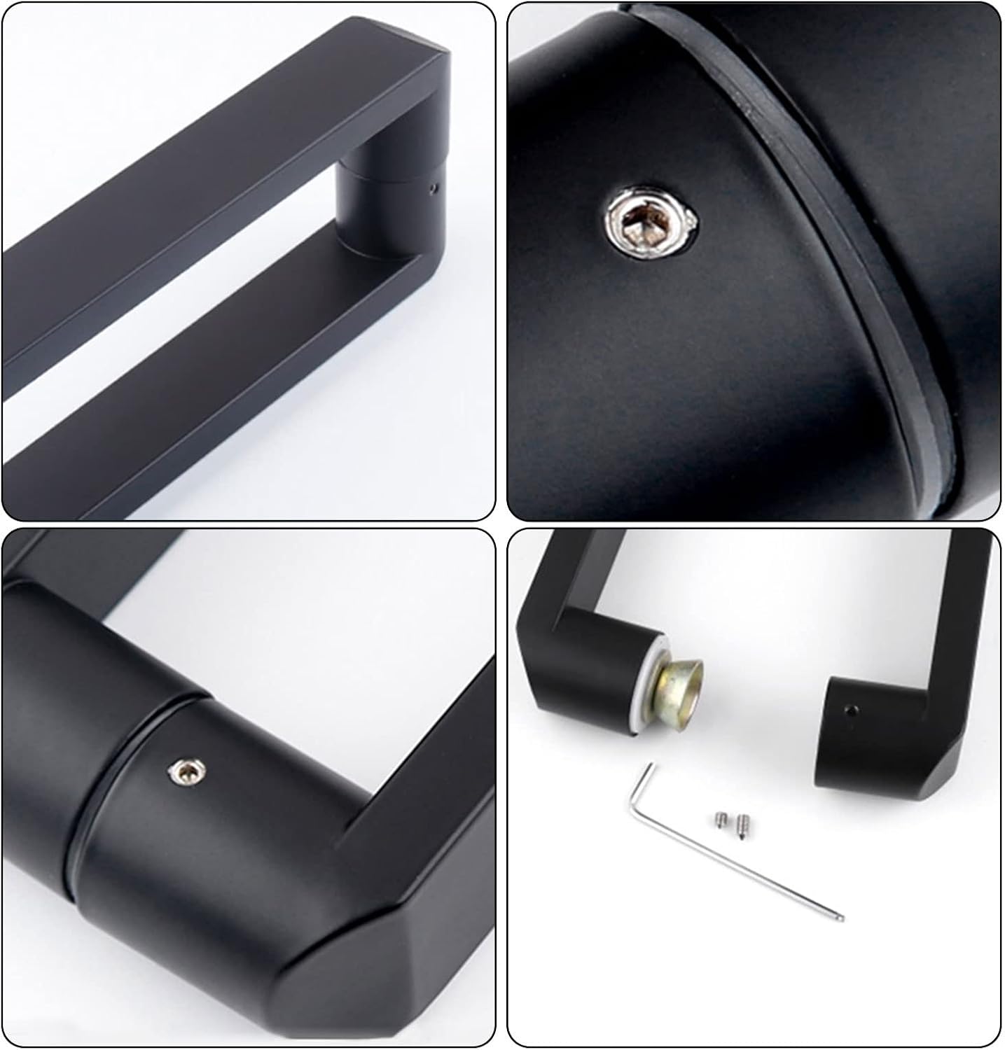 Stainless Steel Shower Door Handle, Shower knob Shower Glass Door Pull Handle Parts Replacement for Shower Enclosure Internal/External Bathroom Door Knobs (Size : 940mm/900mm)