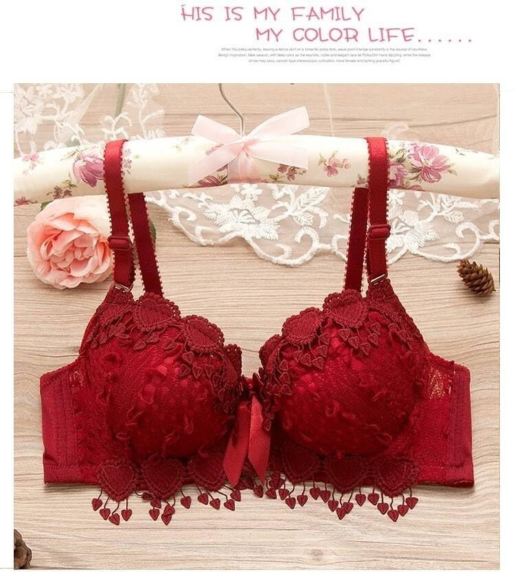 Image of SGC SWEDEN Women Net lace Lingerie Set||Lightly Padded Wired Bra & Panty Set||Bridel Set for Women & Girls