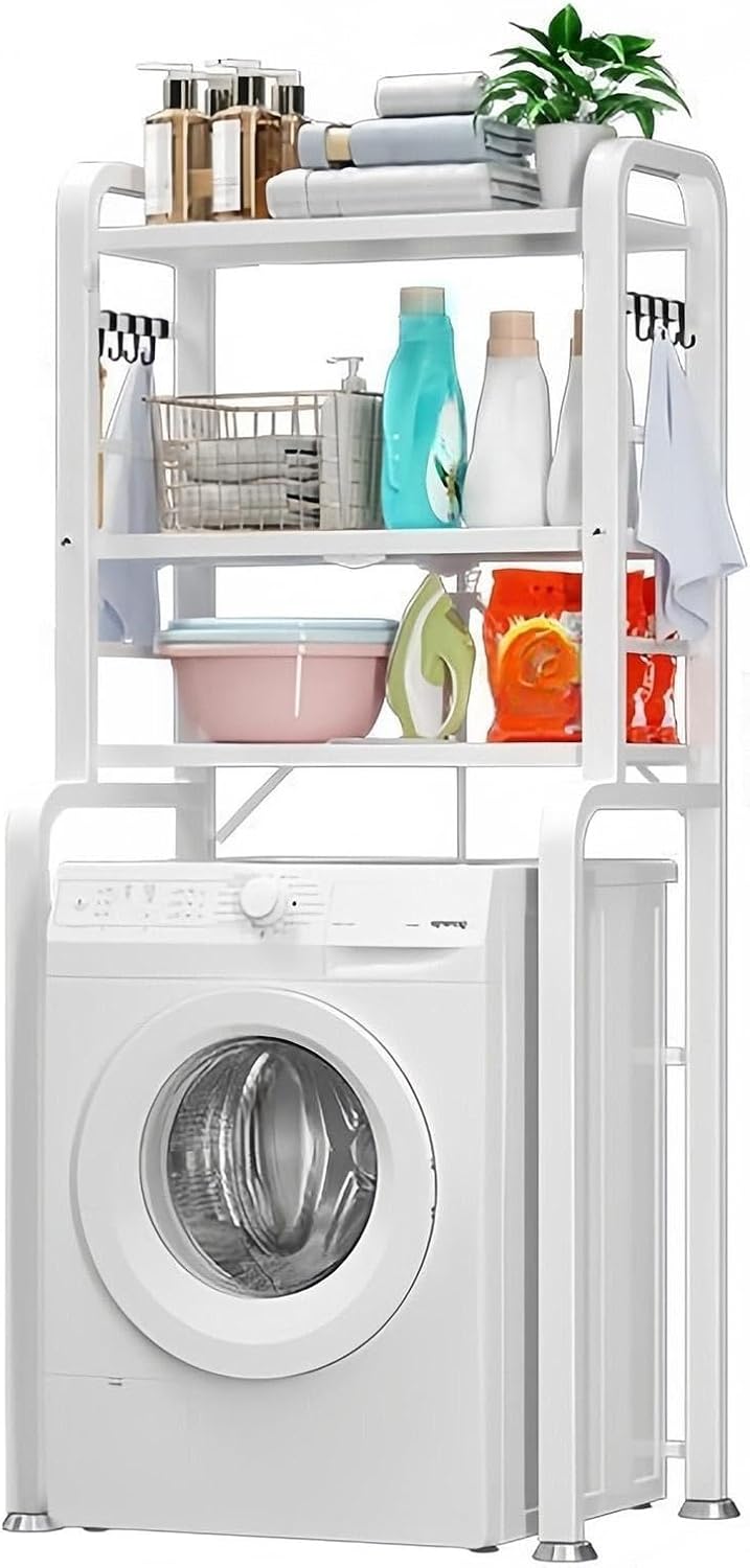 ランドリー収納 トイレラック 洗濯機ラック ストア 折り畳み式 3段 幅