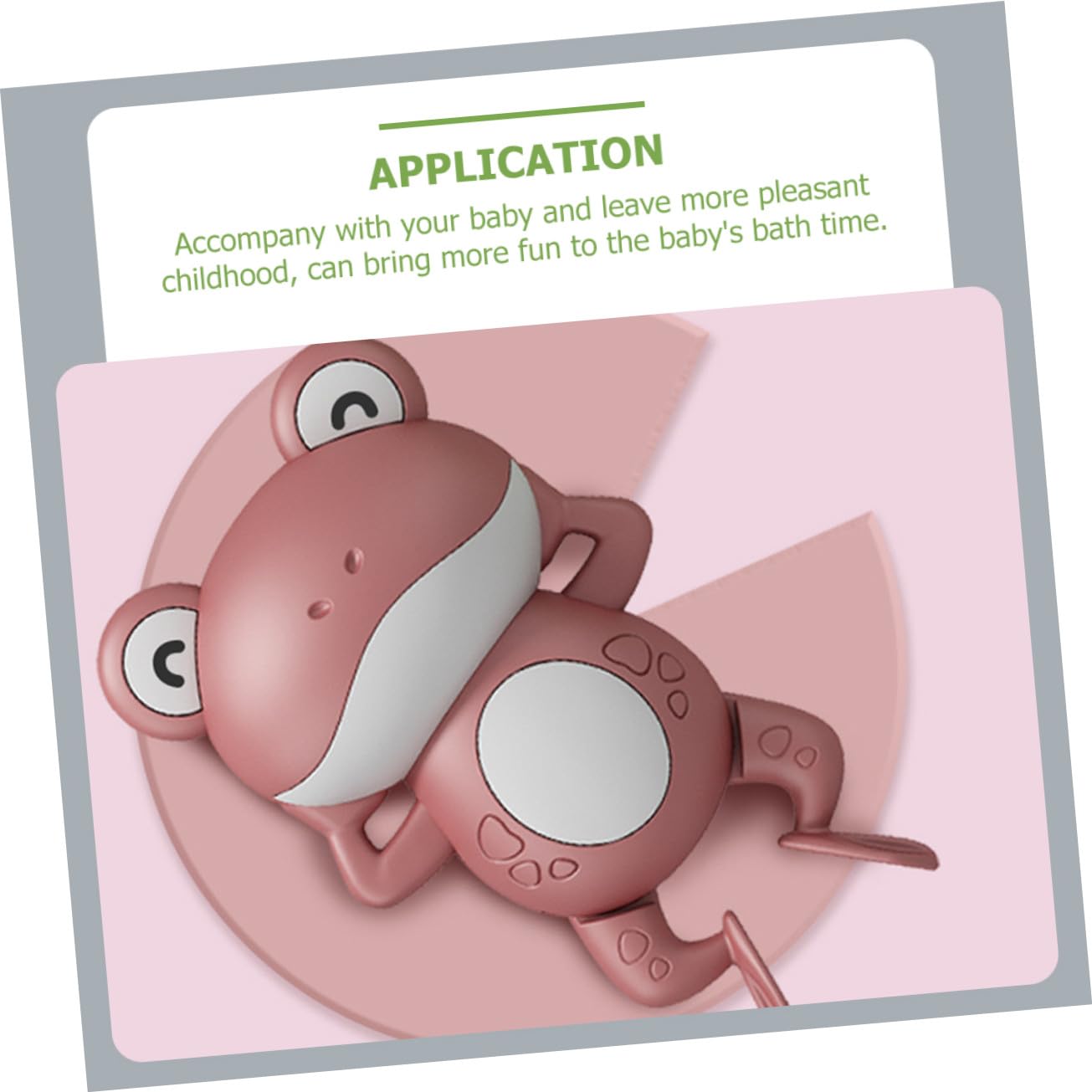 Jouets de Bain Grenouille à Remonter en Plastique, Lot de 3
