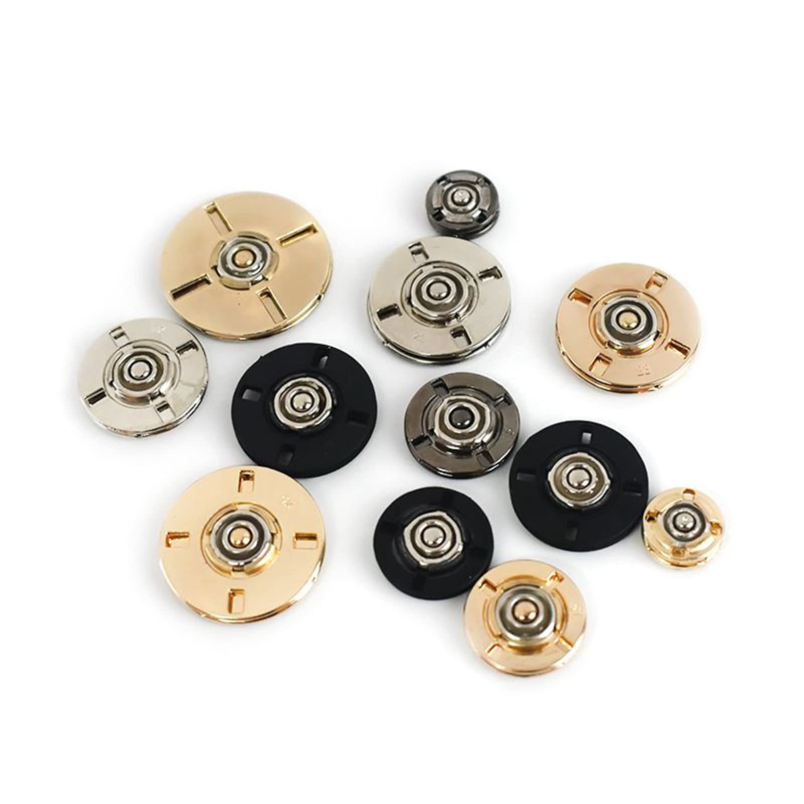 10 Pezzi Fermagli A Pressione In Silicone - Clip Modellanti Per Abiti E Camicie Donna
