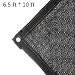 CLASHDUCK 6.5'x 10' Sunblock Fabric Shade Cloth with Grommets,70% UV Resistant Shade, for Green House Garden Plants