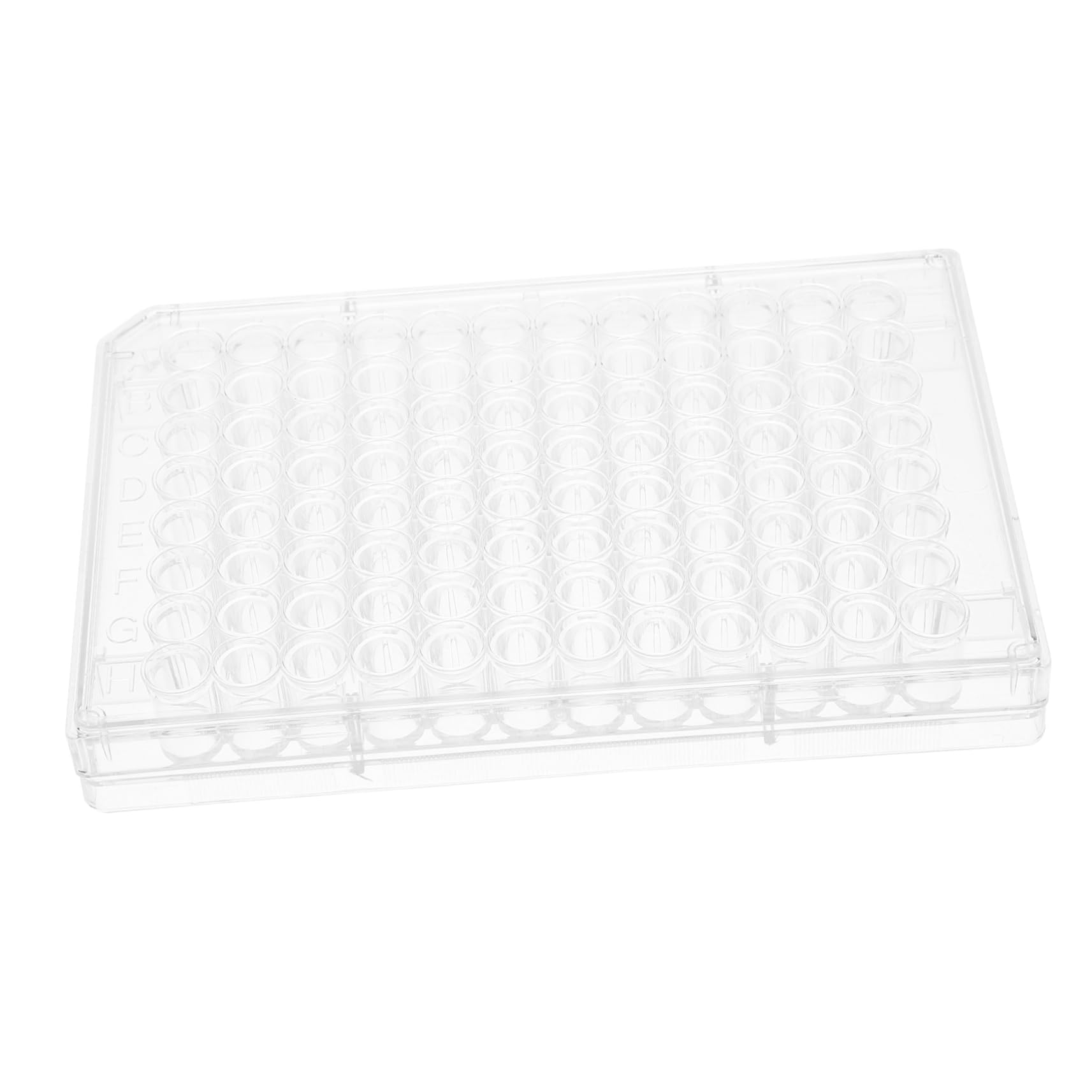 TIDTALEO 2-Piece Lab Cell Culture Plate for Tissue Culture 96-Well Plastic Plate Laboratory Use