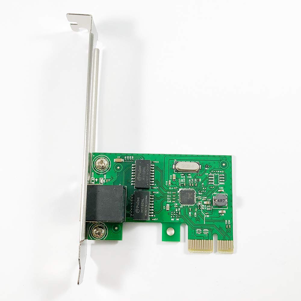 X-MEDIA Gigabit 10/100/1000 Mbps Ethernet PCI Express (PCIe) adapter sieciowy LAN/karta do komputera stacjonarnego, zawiera uchwyt niskoprofilowy [XM-NA3800]
