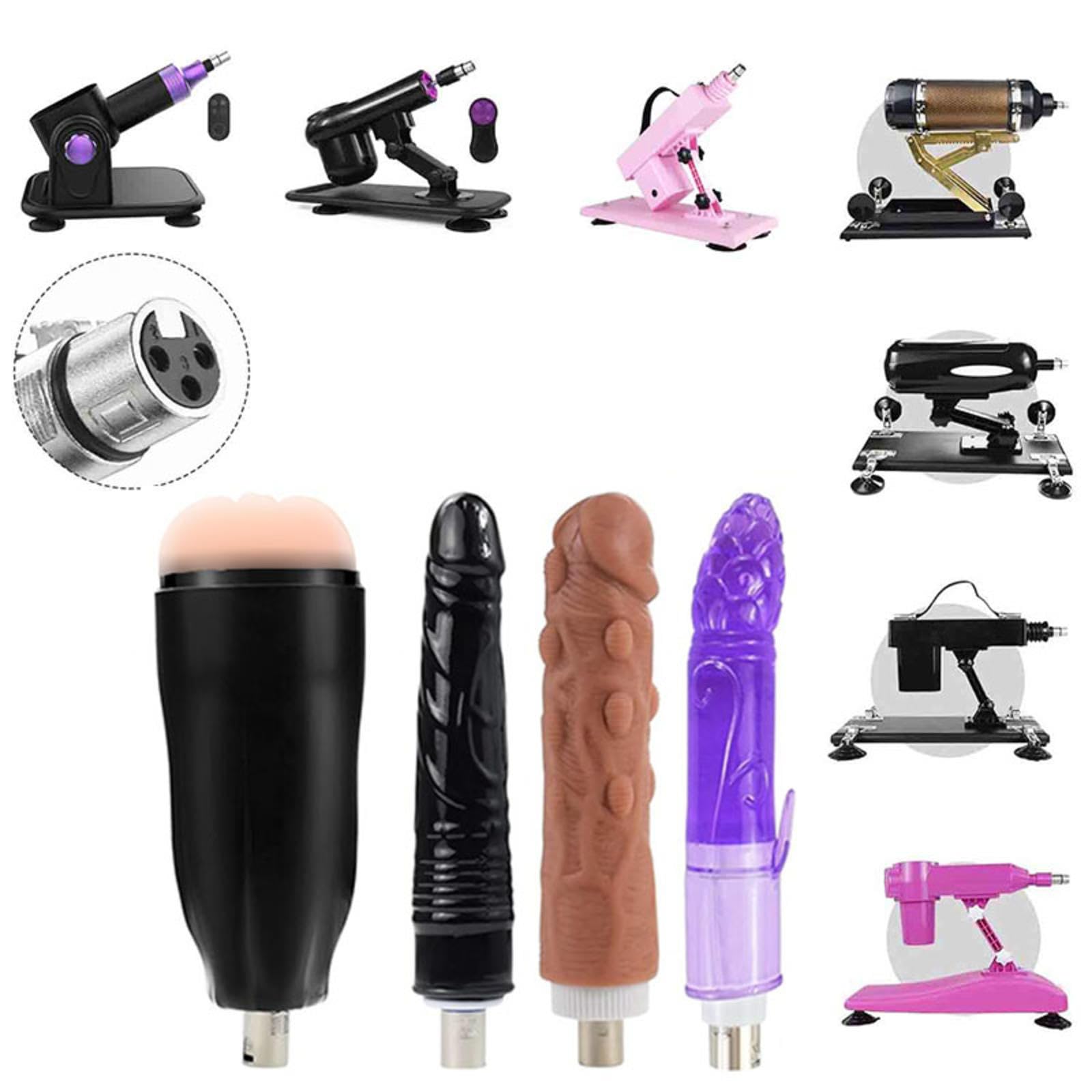 Sex Machine Accessori Design a 3 Fori Impermeabile e Facile Da Pulire,#10