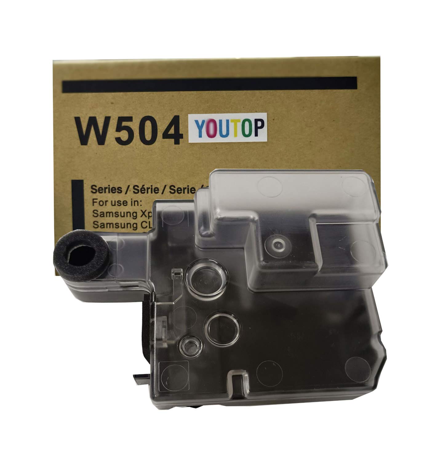 YOUTOP W504 Remanufactured Toner Collection Container 14,000 pages CLT-W504 SU434A Compatible with Samsung CLP-415N CLP-415NW CLX-4195FW CLX-4195FN SL-C1810W SL-C1860 SL-C1860FW
