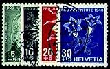 Goldhahn Markenqualität Goldhahn Schweiz Nr. 424-427 gestempelt Pro Juventute 1943\