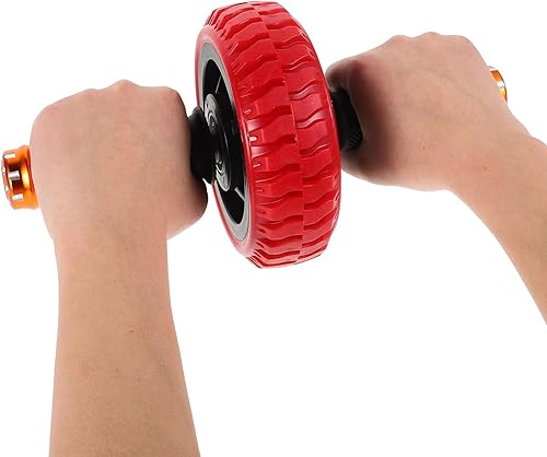 Miniatura 4 de Rueda de rodillo abdominal con asas ergonómicas antideslizantes para entrenamiento de fuerza central, resistencia estable, máquina de ejercicio