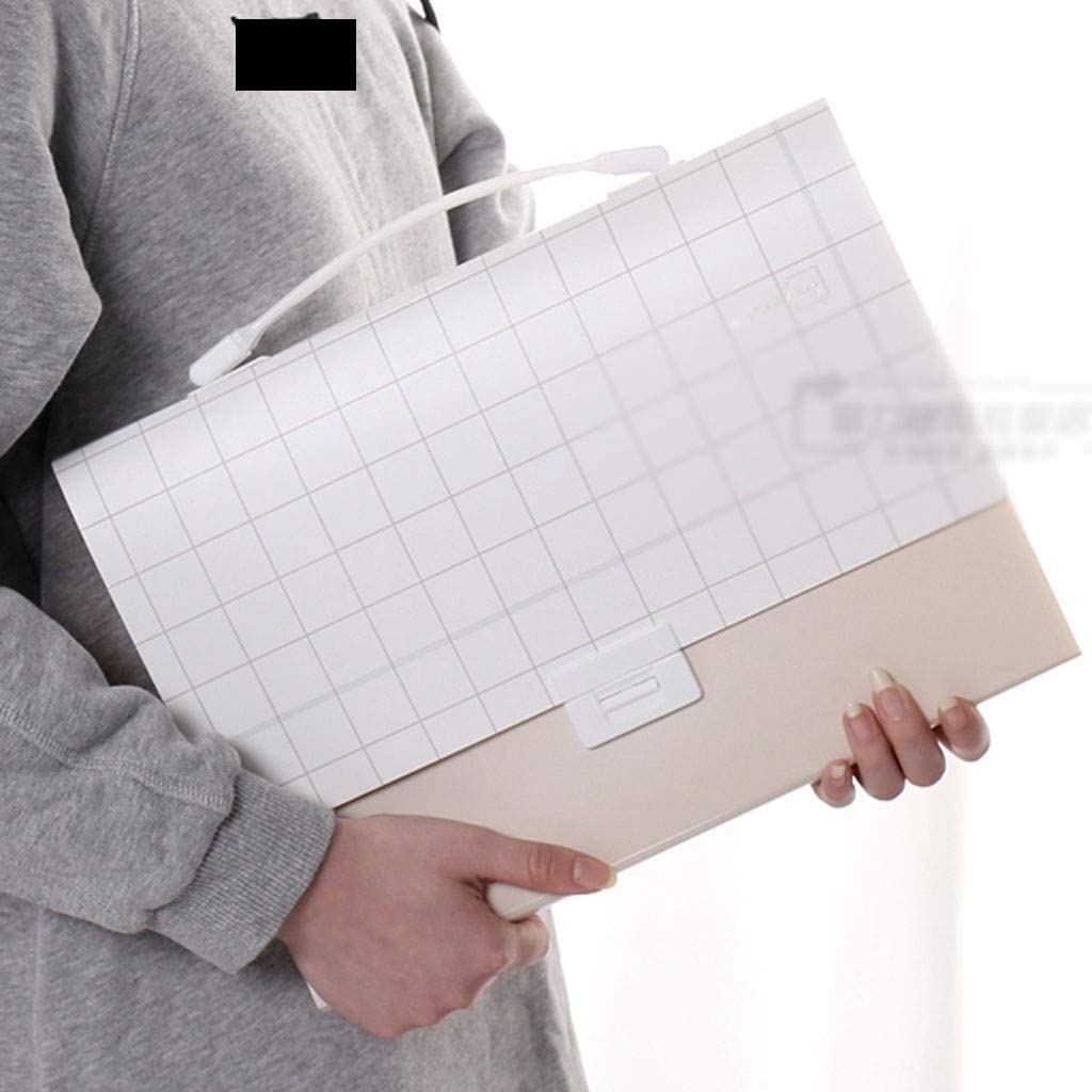 Borsa for cancelleria, portadocumenti, cartella portadocumenti a fisarmonica, cartelle for fatture/carta/documenti/ricevute, 13 tasche con manico, cartella documenti con manico for scuola, ufficio, ca