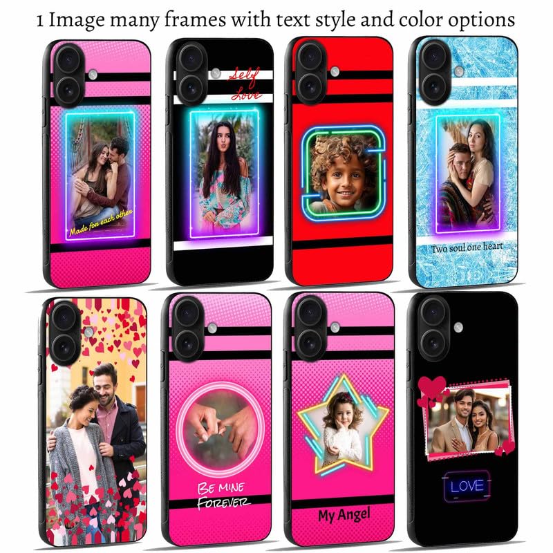 Image of Custom Design Printed 2D Back Cover for Samsung Galaxy A35 5G, Personalised Photo, Name, Text, Photo Frame Printed 360 Digree with Camera Protection Back Cover for Samsung Galaxy A35 5G