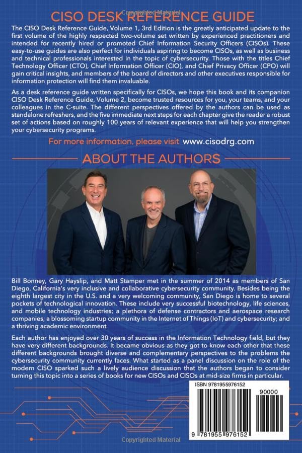 CISO Desk Reference Guide: A Practical Guide for CISOs Volume 1 - Image 2