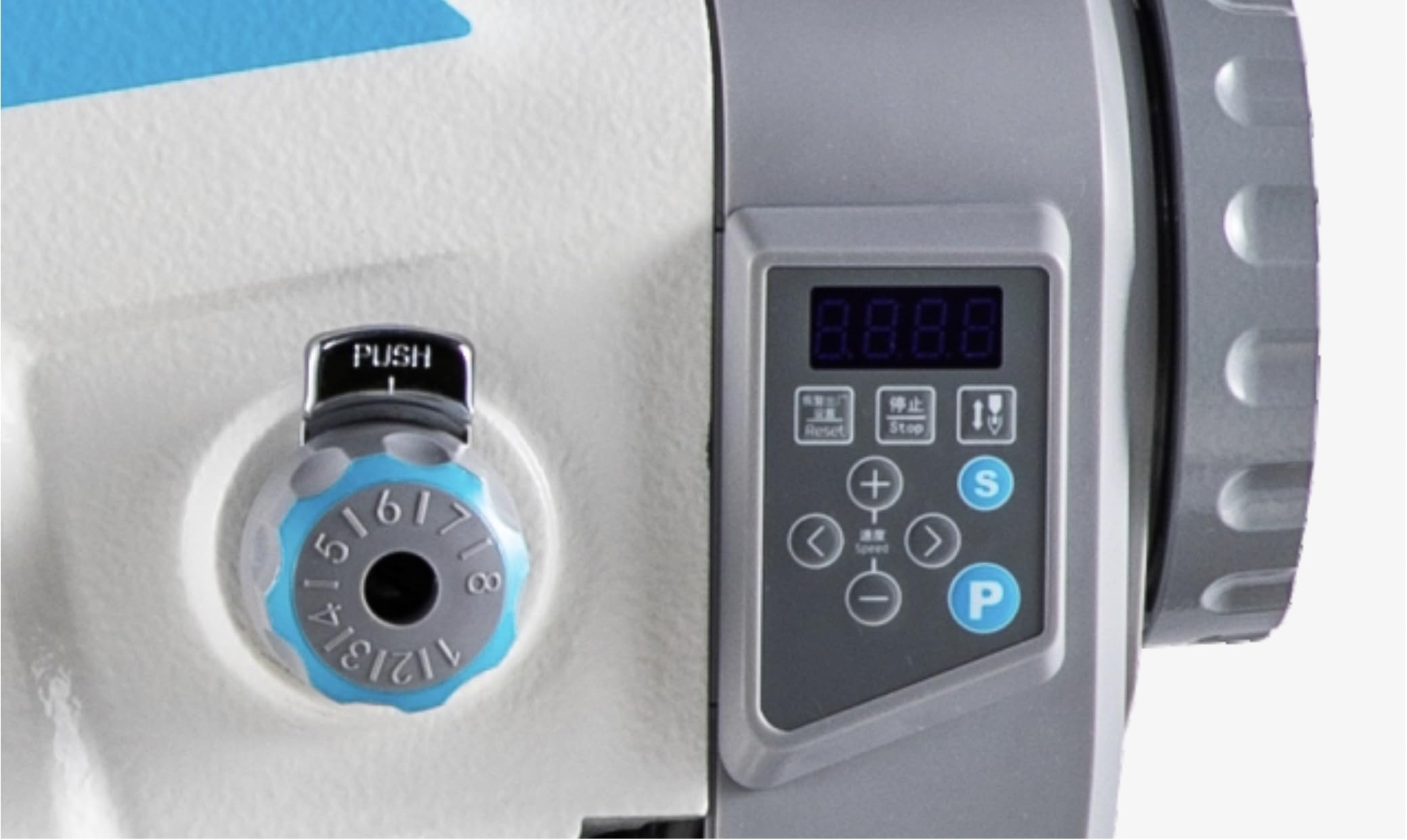 GDG Jack H2-A Macchina per Cucire Industriale Lineare Triplice Trasporto con Motore Direct Drive Integrato