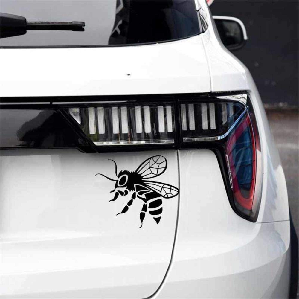 Handmade By Stukk Black Stukk Stickers Stinger Bee Wasp Hornet Fun Window Bumper Vinyl Decal Jdm Sticker 12.7Cm X 11Cm,