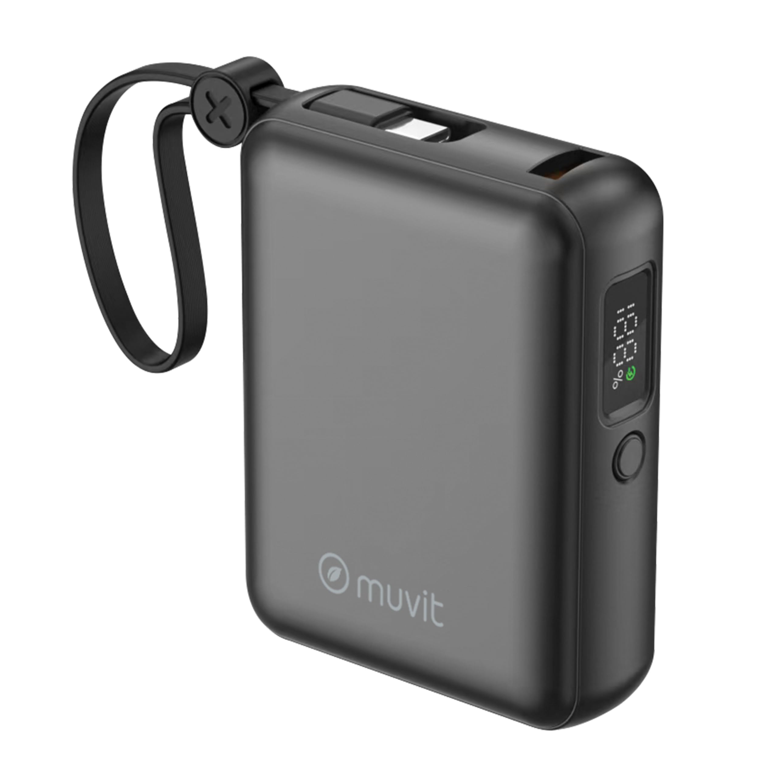 Powerbank 10000mAh Muvit For Change MCCHP0014/ 35W/ Negra