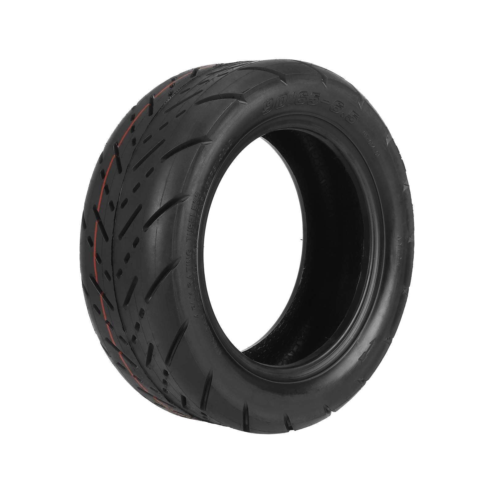 TREFAN Pneu Tubeless Épaissi de 11 Pouces 90/65-6,5, Pneu de Remplacement Antidérapant et Durable pour Urban Glide, IO Hawk Elite X, Dualtron Thunder Trottinette Électrique (Pneus Tubeless pour Vélo
