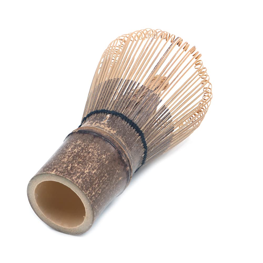 Ancllo Black Bamboo Chasen Matcha Powder Whisk Tool Japanese Tea Ceremony Accessory 70-75 Prongs