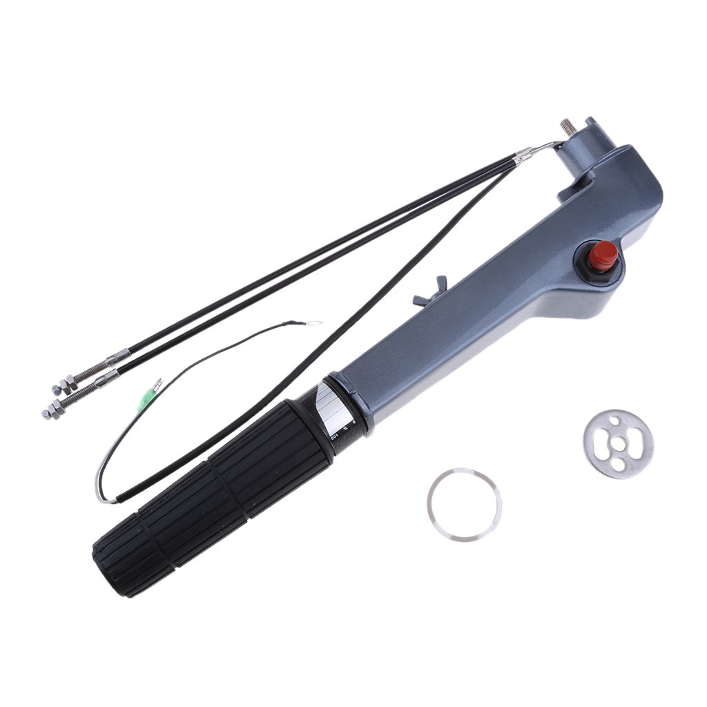Buy OFKLADE Outboard Tiller Arm Steering & Cable & Kill Switch for