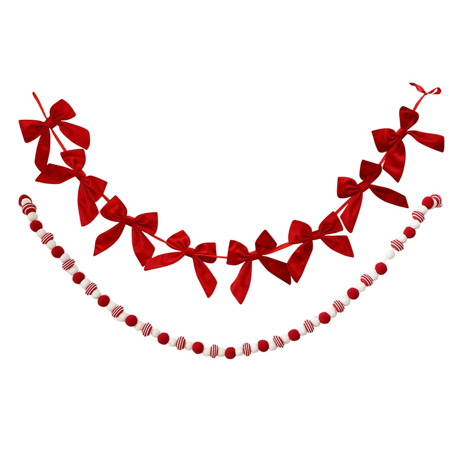 Guirlande de Noël colorée festive pour sublimer votre cheminée et vos murs