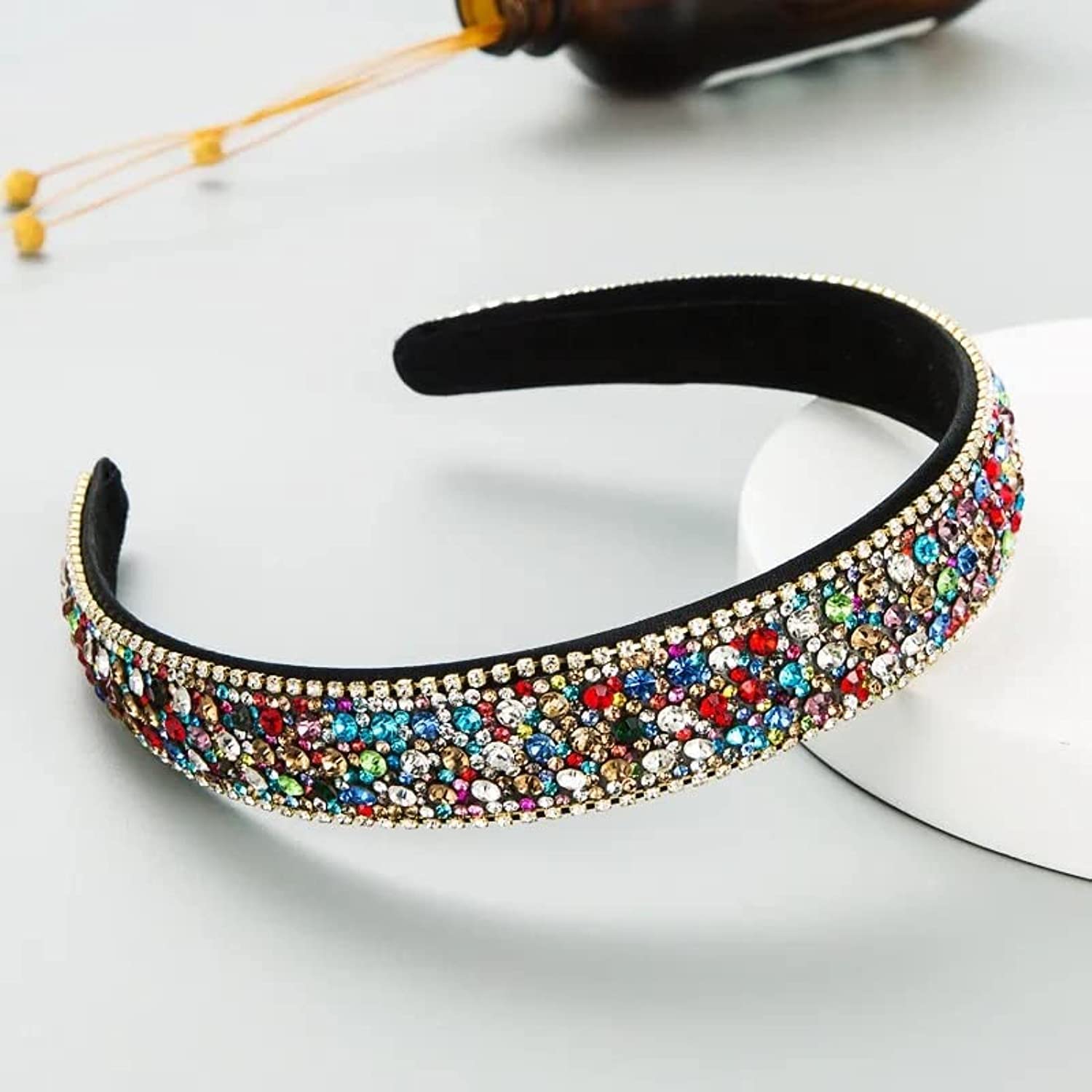 Korean Version Of Color Rhinestone Hairband (Mix)