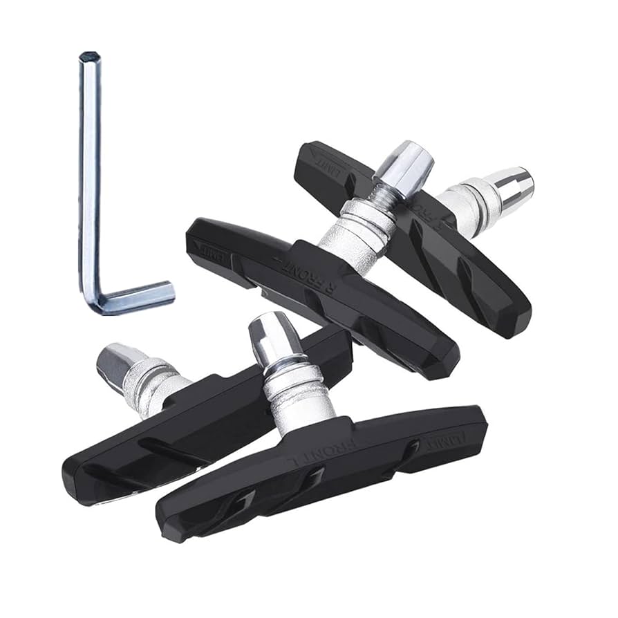 Amazon | 自転車ブレーキシュー Vブレーキ ブレーキパッド 消音