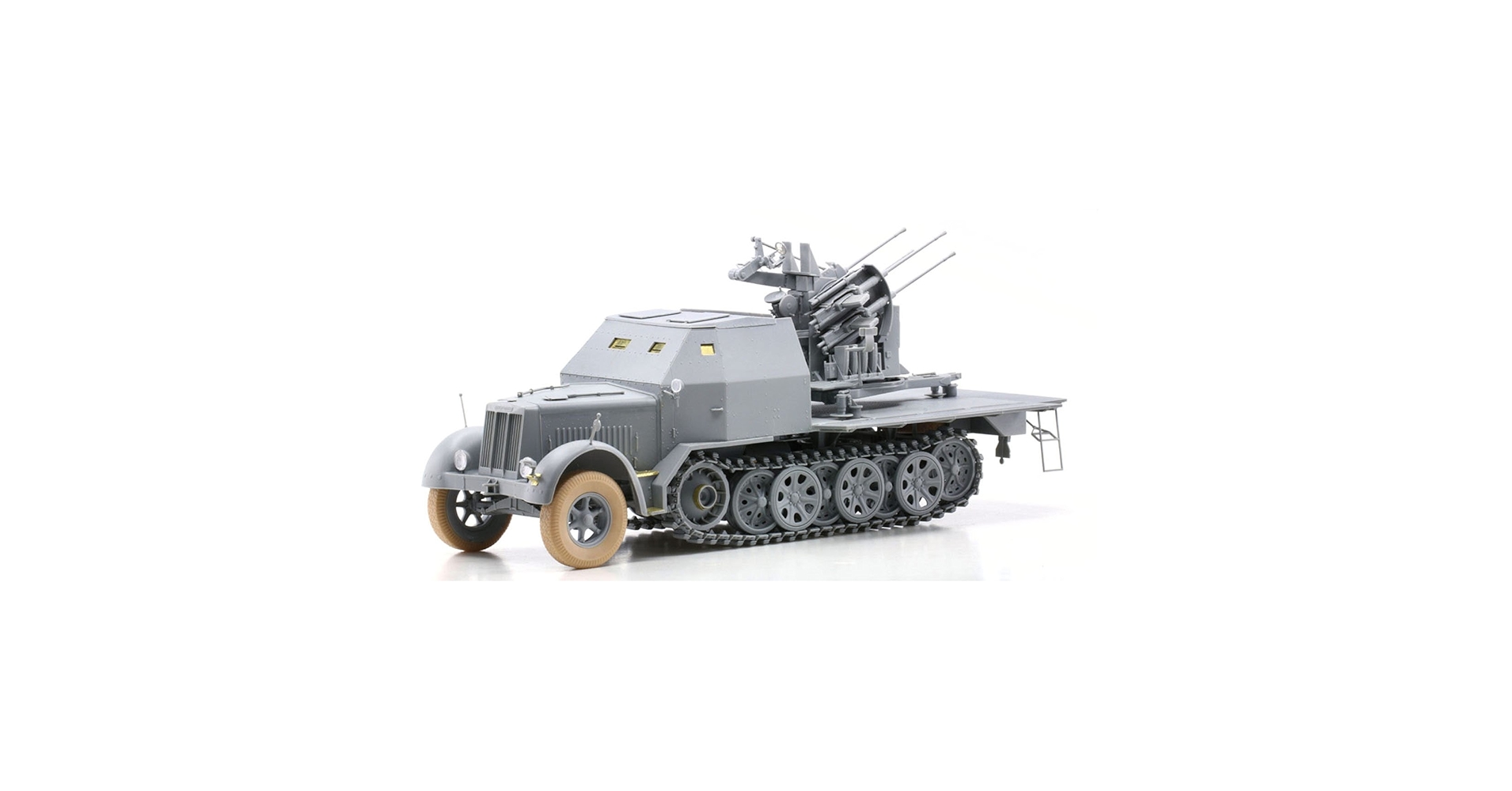 Amazon | DR6533 1/35 WW.II ドイツ軍 Sd.Kfz.7/1 装甲8tハーフ