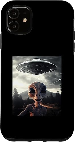 Miniatura 7 de iPhone 1212 Pro Alien UFO Selfie Alien Spaceship Weirdcore Case