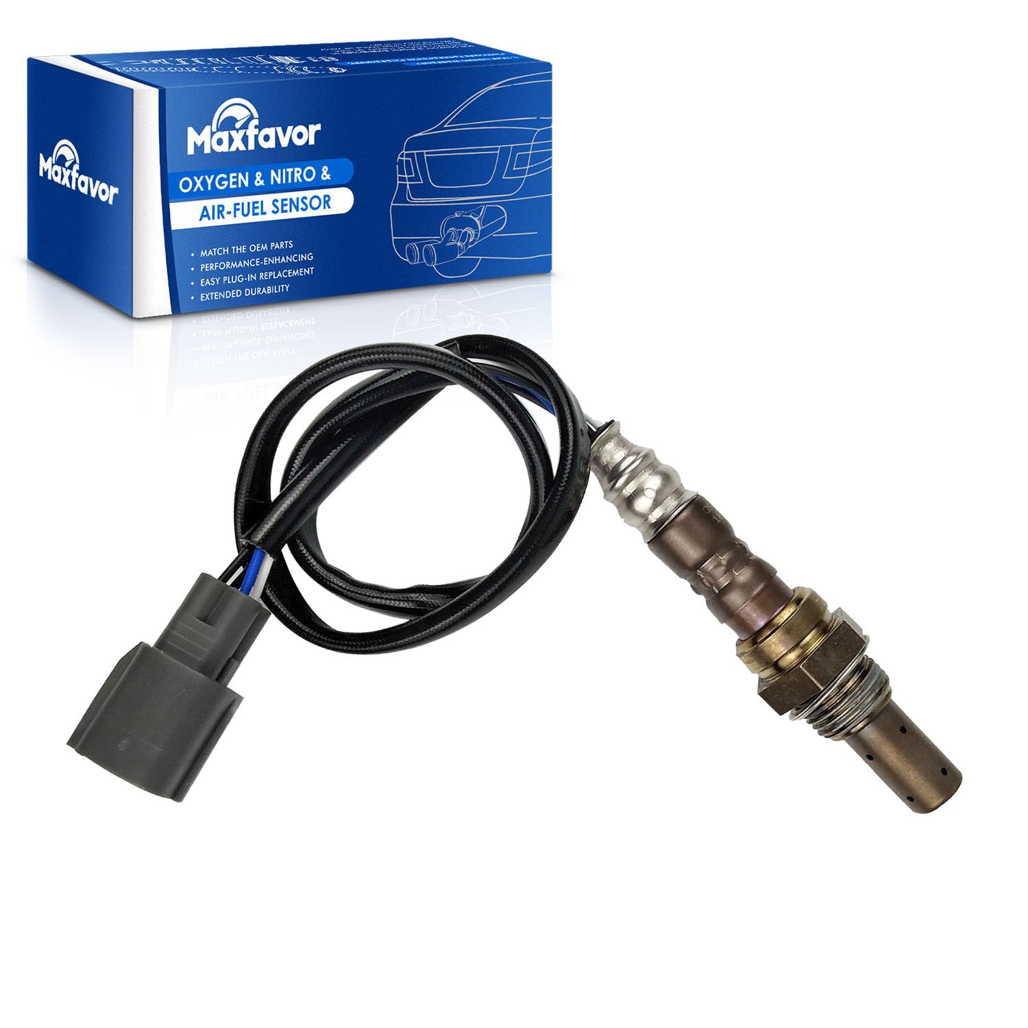 Maxfavor Upstream O2 Oxygen Sensor 234-9010 213-2841 for 2000 2001 Toyota Camry Solara 2.2L Only for FWD Calif & Gas Engine, 2002 2003 Toyota Camry Solara 2.4L FWD, 2001-2004 Subaru Outback O2 Sensor