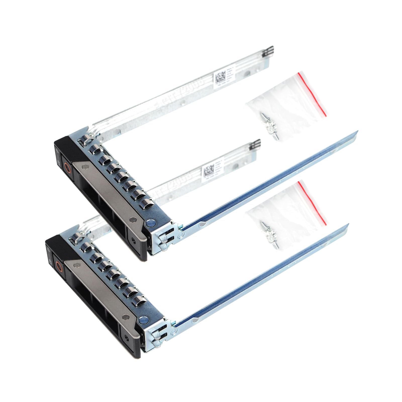 DXD9H 2,5'' Pouces Disque Dur Plateau Caddie 14Gen SAS/SATA Tray Caddy pour Dell PowerEdge R340 R440 R540 R640 R740 R740xd R840 R940 R6415 R7415 R7425 avec 4 vis