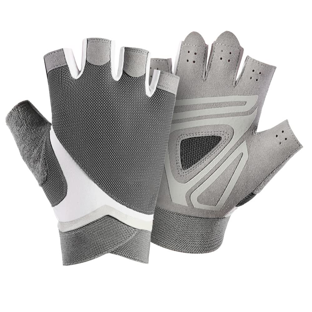 1 par de guantes de gimnasio profesionales para mujer, guantes de entrenamiento para levantamiento de pesas, guantes deportivos transpirables para culturismo, guantes protectores de mano de medi