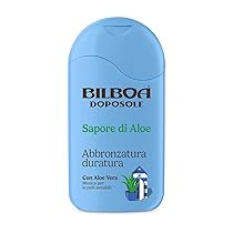 Bilboa, Doposole Sapore di Aloe, Abbronzatura Duratura con Aloe Vera, Musica per le Pelli Sensibili, Dermatologicamente Testato – 200 ml