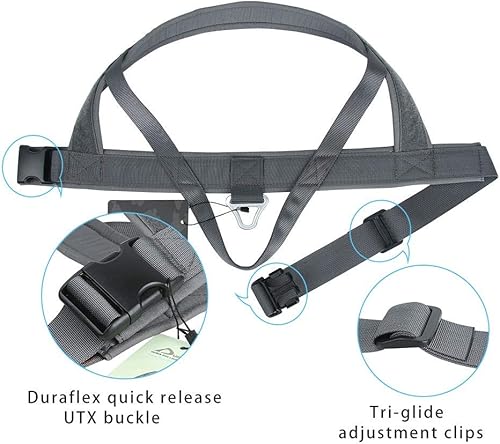 Miniatura 10 de EXCELLENT ELITE SPANKER Arnés acolchado para perro, sin tirones, arnés ajustable de nailon para perros pequeños, arnés para caminar para entrenar y