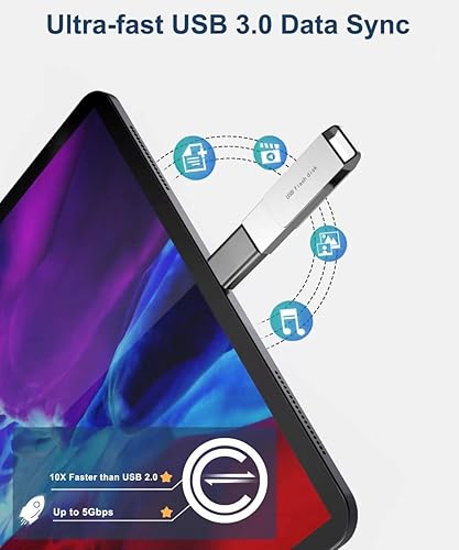 Miniatura 4 de Paquete de adaptador USB C a USB con cable de carga tipo C de 6.6 pies, compatible con MacBook Pro 2022, S22 21, iPad Pro Air 4 5 4th 2020, Samsung