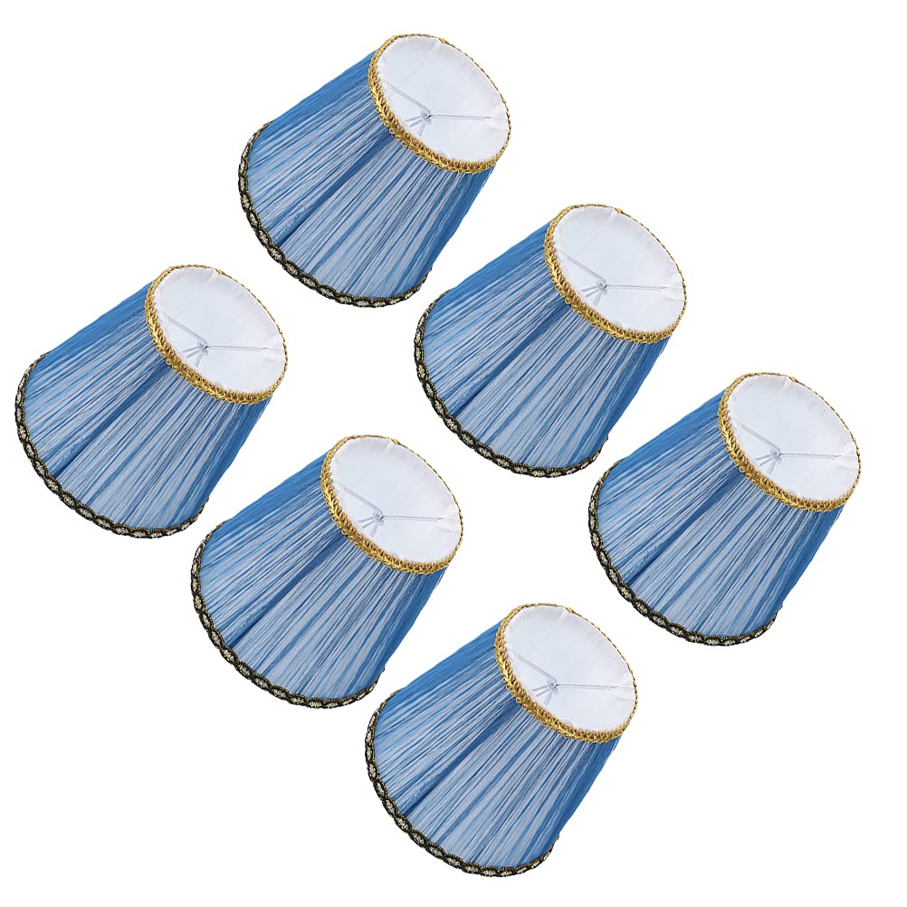ibasenice 6pièces Lot De Abat-jour Tissu Pour Lampes De Table Et Lampadaires Housse De Lampe Décorative