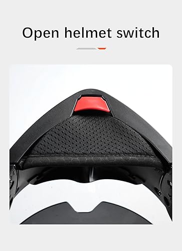 Miniatura 9 de Casco de motocicleta con visera completa, casco de cara completa con visera doble para hombres, mujeres y adultos con protector solar ahumado,