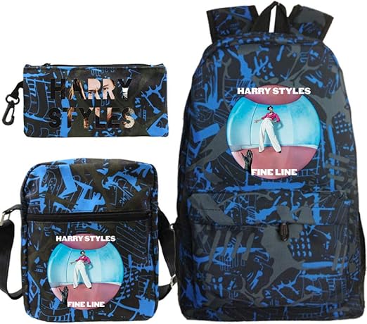 3 pezzi/set Zaino Mochila per studenti Harry Styles Zaini Borsa a tracolla  Astuccio per adolescenti Zaino da viaggio 18 Solo zaino : Amazon.it:  Valigeria