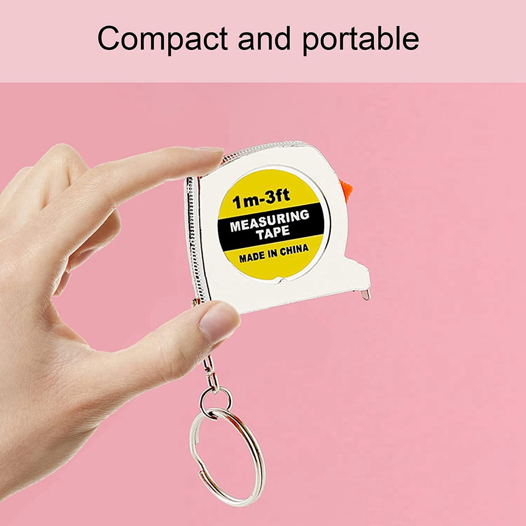 150 Pezzi Metro A Nastro, Metro A Nastro Tascabile Funzionale, Piccolo Metro A Nastro Retrattile, 3Ft