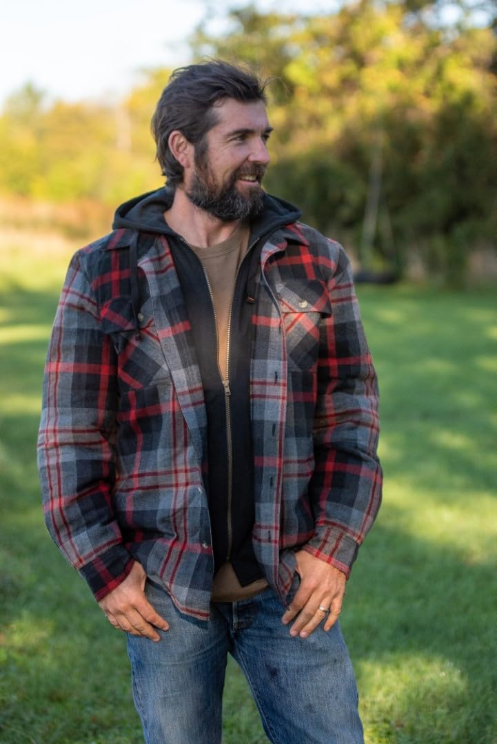 Legendary Whitetails Długi rękaw męski Maplewood Hooded Shirt Jacket