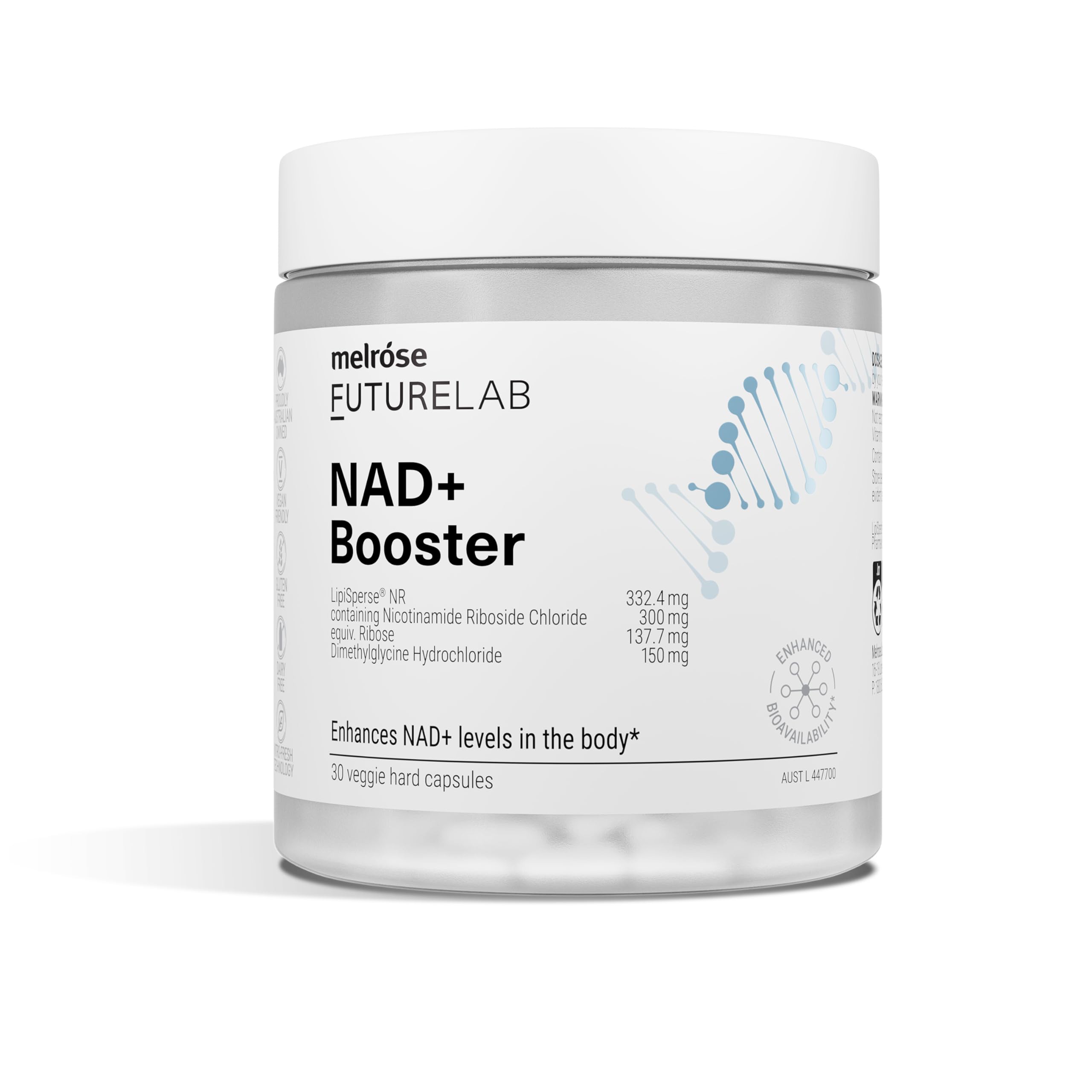 Melrose FutureLab NAD+ Booster Caps 30 Capsules