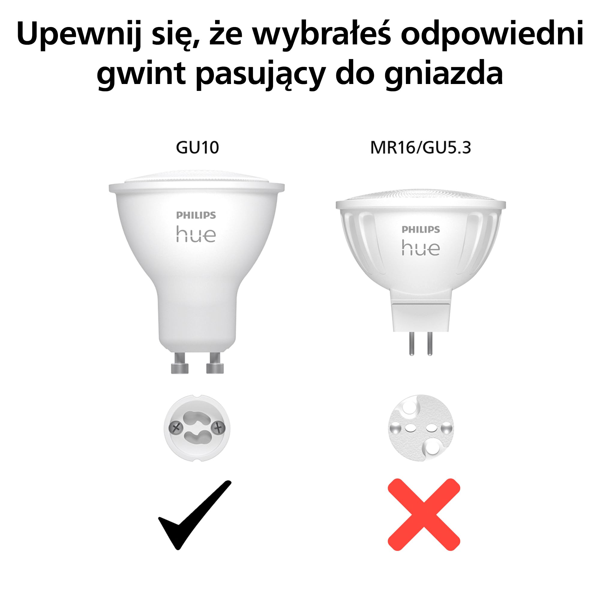 Zestaw Startowy: Philips Hue Bridge 3 Inteligentne Żarówki GU10 + Przycisk, Biała i Kolorowa Atmosfera, Inteligentne Oświetlenie, Współpracuje z Apple Home, Alexa, Google Assistant i SmartThings