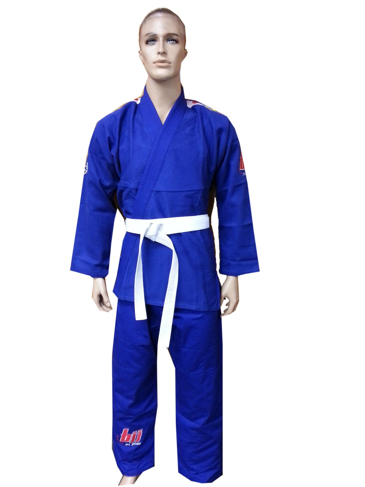 Woldorf BJJ Kimono Jiu Jitsu Judo Gi Student Blue Martial Arts, Fighting Uniform, Training Uniforms, Pre-Shrunk, Ultra Light Weight Uniforms Soft Fabric