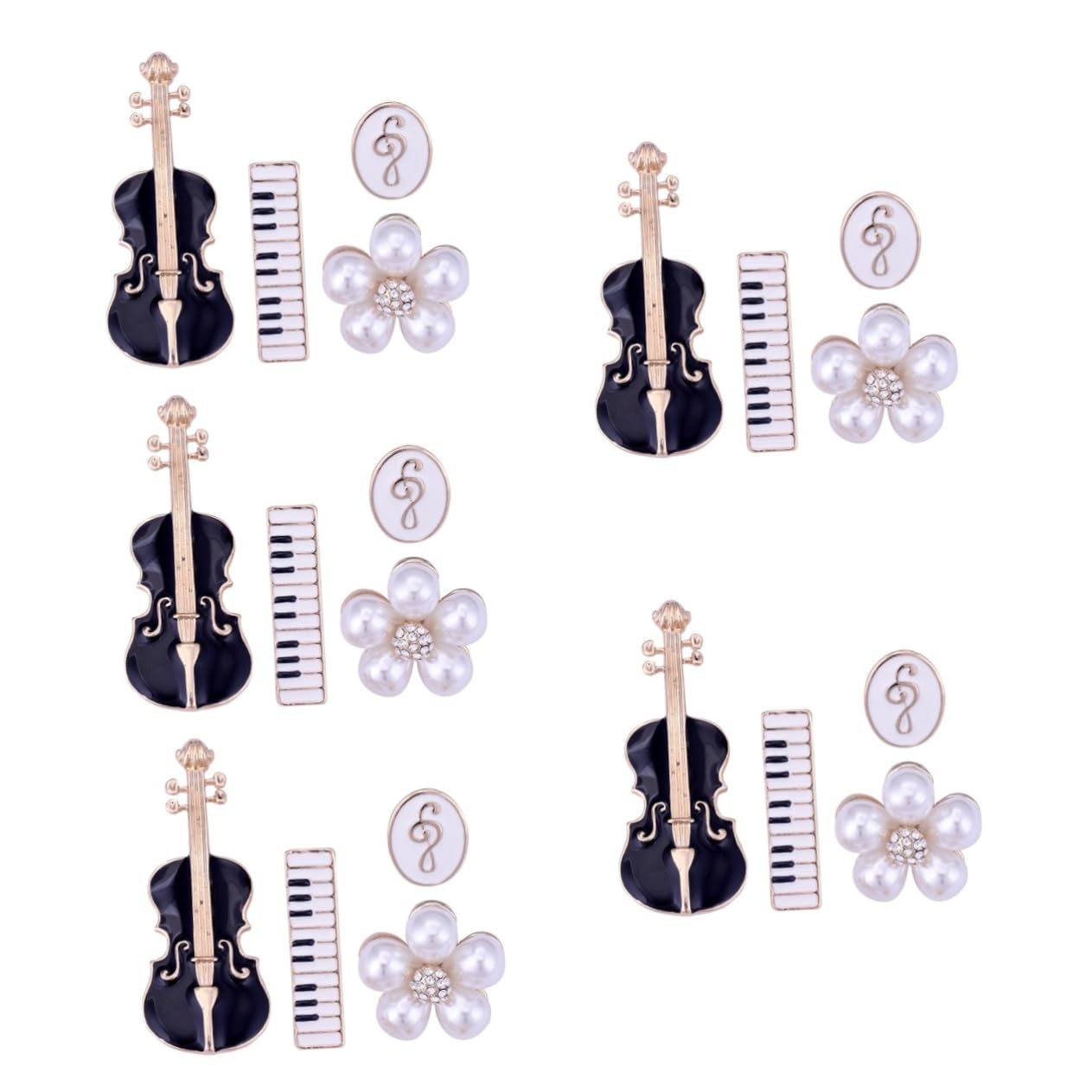FRCOLOR Spilla Musicale Per Abbigliamento Violino Per Musicisti Accessori Per Bavero E Cravatta Per Amanti Della