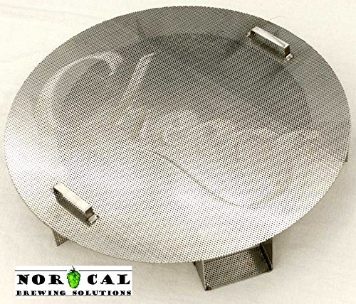 NorCal Brewing Solutions False Bottom with Element Stand for Bubba's Barrels 55 Gallon Barrel